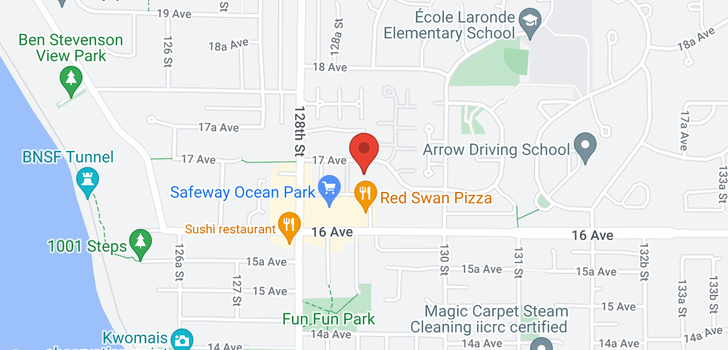 map of 110 12890 17 AVENUE